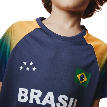 Camiseta Juvenil Braziline M/C Brasil Amazônica 023007997