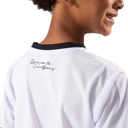 Camiseta Juvenil Braziline M/C Corinthians Lumina 00700741001