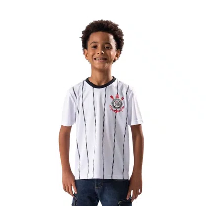 Camiseta Juvenil Braziline M/C Corinthians Povo 00700726101