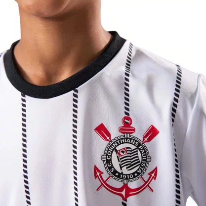 Camiseta Juvenil Braziline M/C Corinthians Povo 00700726101