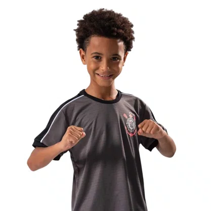 Camiseta Juvenil Braziline MC/ Corinthians Mito 007007328J3