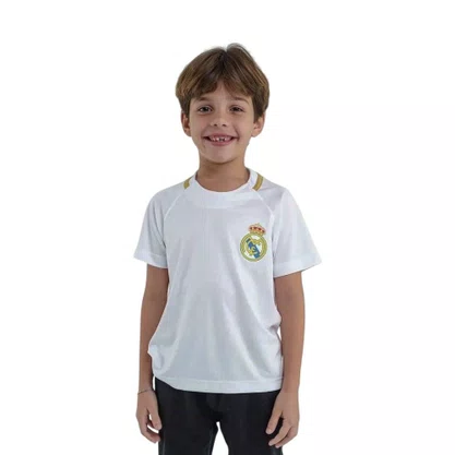 Camiseta Juvenil Braziline Real Madrid Merengue 14800719301