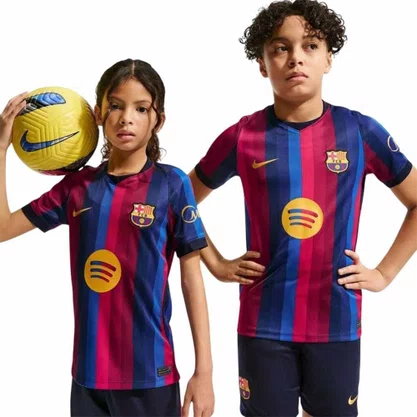 Camiseta Juvenil Nike Barcelona l 26/27 Torced  II1624-683