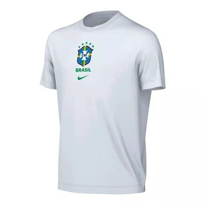 Camiseta Juvenil Nike M/C Brasil Crest IH2257-100