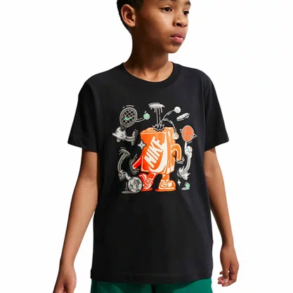 Camiseta Juvenil Nike M/C Sportswear Boxy IO1995-010