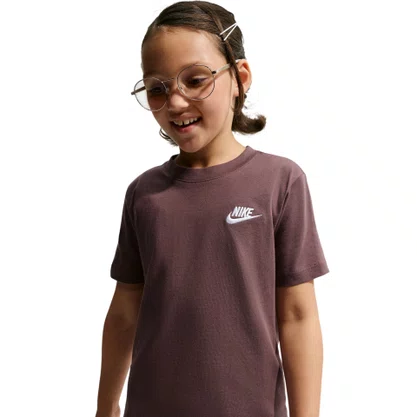 Camiseta Juvenil Nike M/C Sportswear Futura FZ5177-502