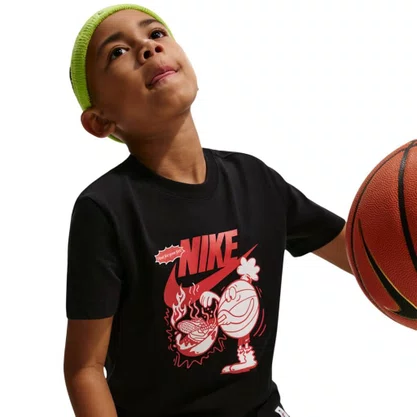 Camiseta Juvenil Nike M/C Sportswear Sole Food II0410-010