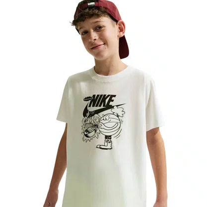 Camiseta Juvenil Nike M/C Sportswear Sole Food II0410-100