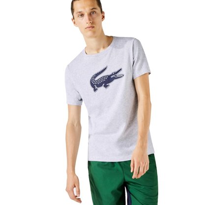 Camiseta Lacoste Croco Estampado Masculina TH204223-MNC