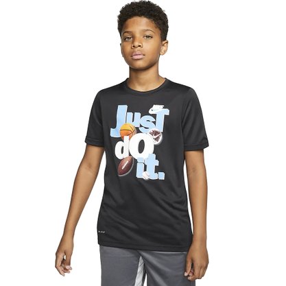 Camiseta Infantil Nike Dry Tee Leg Jdi Sports CK5763-010