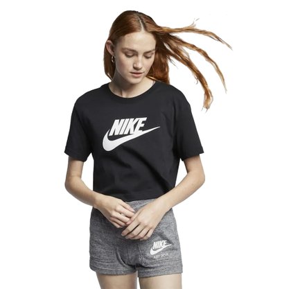 Camiseta Cropped Nike Sportswear Feminina BV6175-010