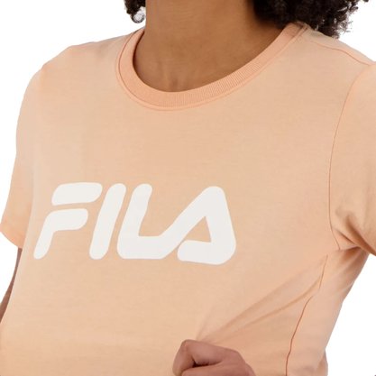Camiseta Fila Manga Curta Basic Letter Fem LS180466-2586