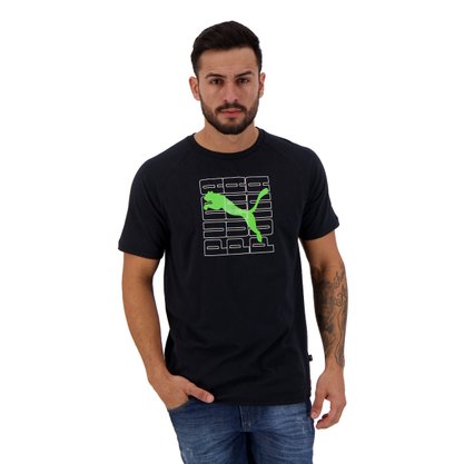 Camiseta Puma Dimensional Graphic Masculina 847736-01