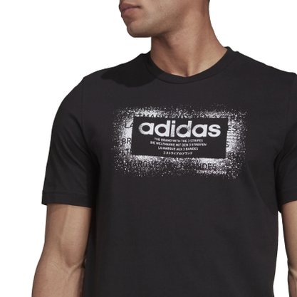 Camiseta Adidas Estampada Spray Box Masculina GS6289