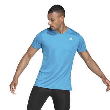 Camiseta Adidas Manga Curta Run It Masculina H34537