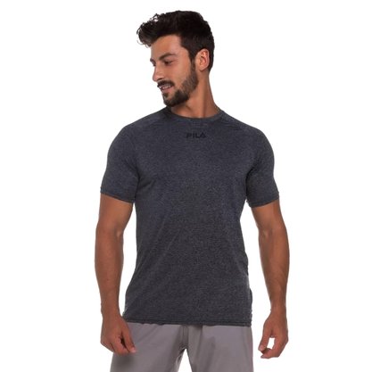 Camiseta Fila Basic Train melange Masculina 908744-1531