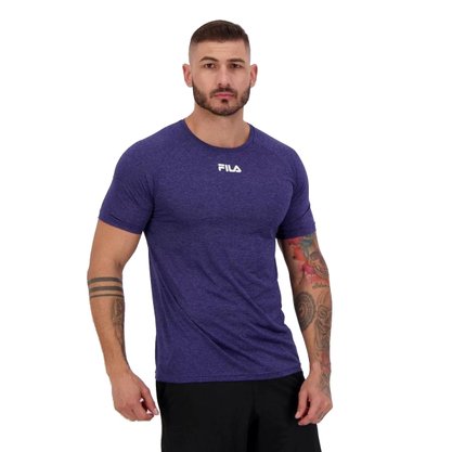 Camiseta Fila Basic Train melange Masculina TR180695-1697