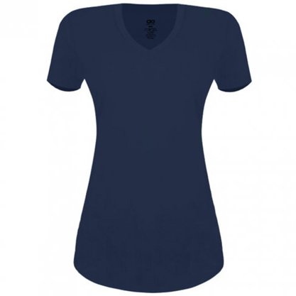 Camiseta Alto Giro Skin Fit Alongada Feminina 2131701-C5051