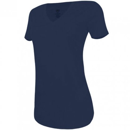 Camiseta Alto Giro Skin Fit Alongada Feminina 2131701-C5051