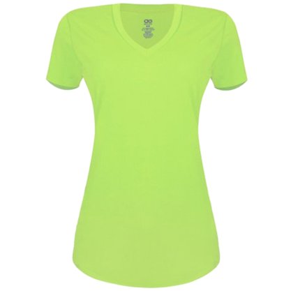 Camiseta Alto Giro Skin Fit Alongada Feminina 2131701-C5291
