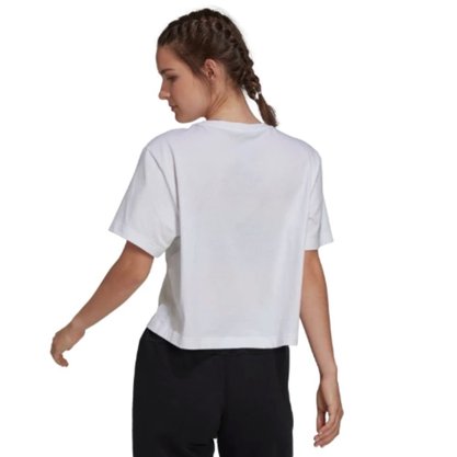 Camiseta Cropped Adidas Farm Rio Logo Feminina H14680