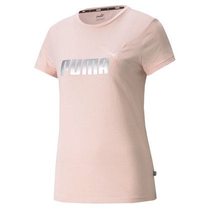 Camiseta Puma Essentials+ Metalic Logo Feminina 586890-36