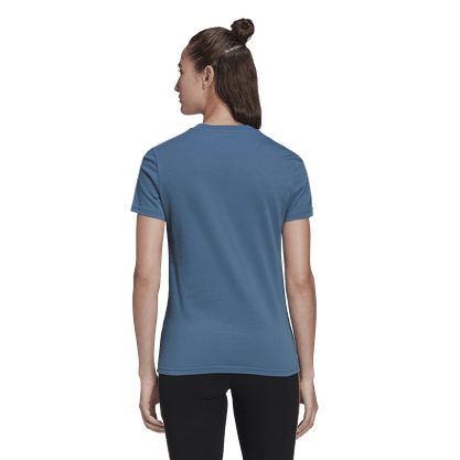 Camiseta Adidas Essentials Slim 3 Stripes Feminina HF7238