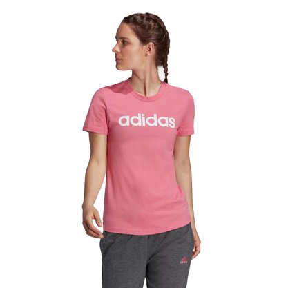 Camiseta Adidas Essentials Slim Logo Feminina H07831