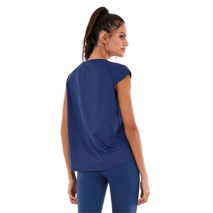 Camiseta Alto Giro Walk Stretch Feminina 2131716-C5051