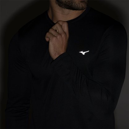 Camiseta Mizuno M/L Nirvana New Masculina 4146164-0090
