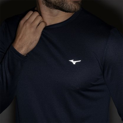 Camiseta Mizuno M/L Nirvana New Masculina 4146164-0104
