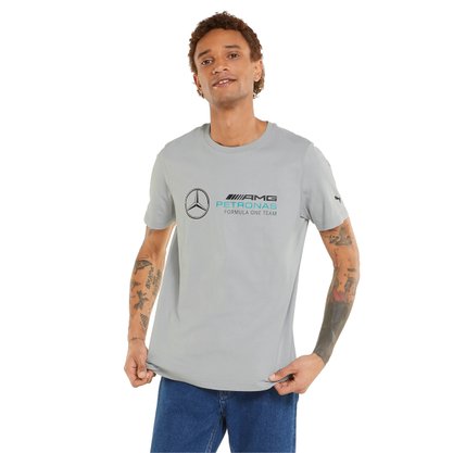 Camiseta Puma Mercedes F1 Ess Logo Masculina 534229-02