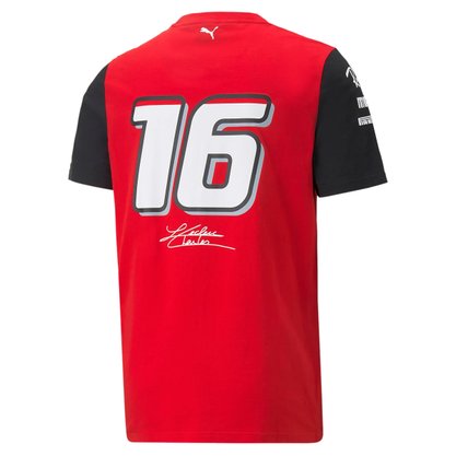 Camiseta Puma Scuderia Ferrari Leclerc Masculino 763289-01