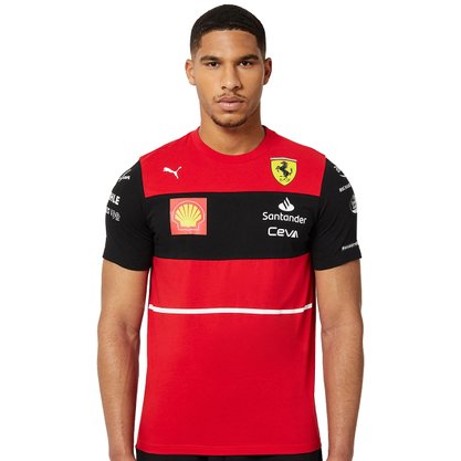 Camiseta Puma Scuderia Ferrari Leclerc Masculino 763289-01