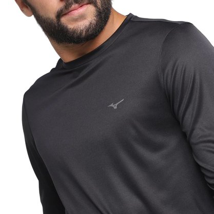 Camiseta Mizuno Energy Manga Longa Masculina MNMST3653-0090