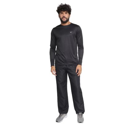 Camiseta Mizuno Energy Manga Longa Masculina MNMST3653-0090
