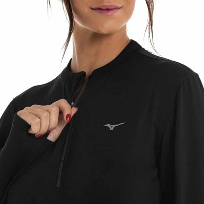 Camiseta Mizuno M/L Térmica Feminina MIFSR369-0090