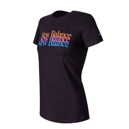 Camiseta New Balance Athletics Feminina BWT21507BK