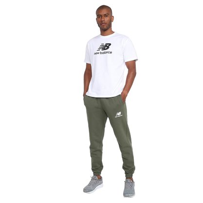 Camiseta New Balance Essentials Masculina MT31541B-WT