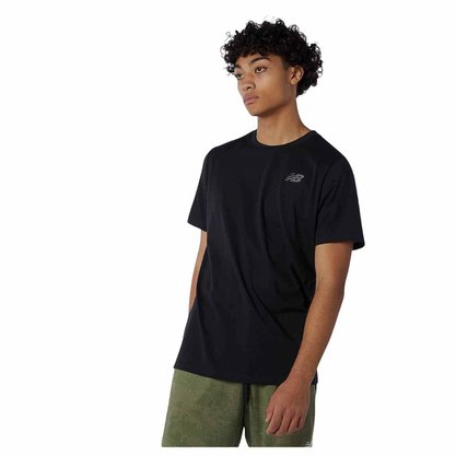 Camiseta New Balance M/C Active Logo Masculina MT41070B-BK