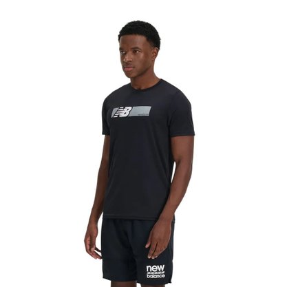 Camiseta New Balance M/C Box Performance Masc MT51072B-BK