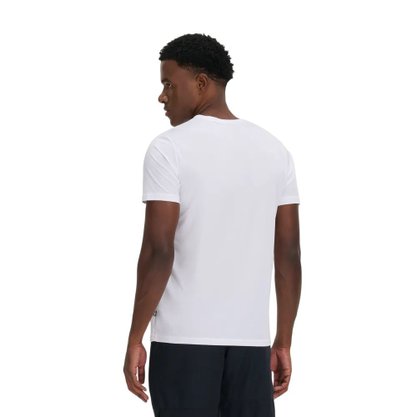 Camiseta New Balance M/C Box Performance Masc MT51072B-WT