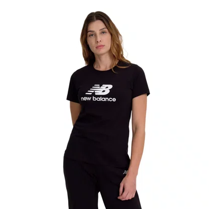 Camiseta New Balance M/C Essentials Feminino WT41502B-BK