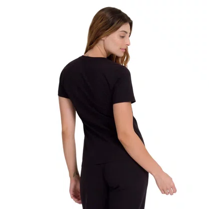 Camiseta New Balance M/C Essentials Feminino WT41502B-BK