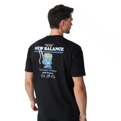Camiseta New Balance M/C Fish And Chips Masc MT61I5BMB-BK