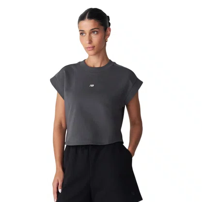 Camiseta New Balance M/C French Terry Feminina WT61Y0BIB-ABR