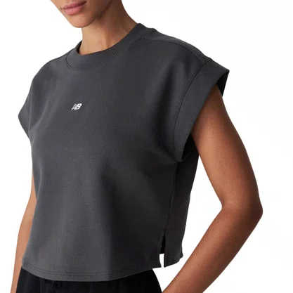 Camiseta New Balance M/C French Terry Feminina WT61Y0BIB-ABR
