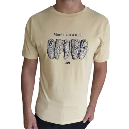Camiseta New Balance M/C Miler Masculina MT61778SB-ABC