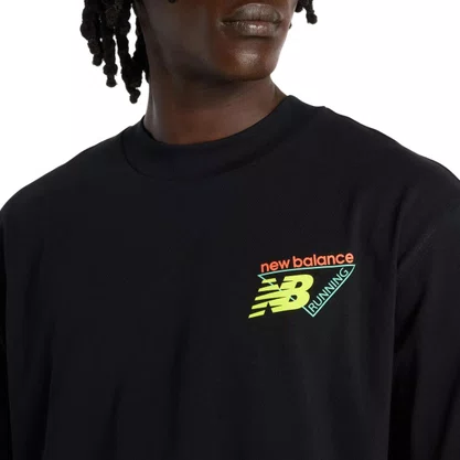 Camiseta New Balance M/C Neon Heat Map Masculino MT61V4ZG-BK
