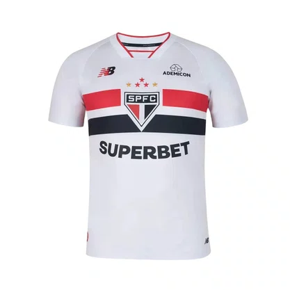 Camiseta New Balance M/C São Paulo I 26 Masc MT831869-BVP
